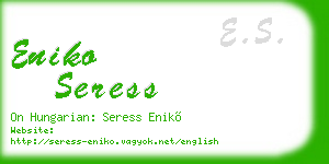 eniko seress business card